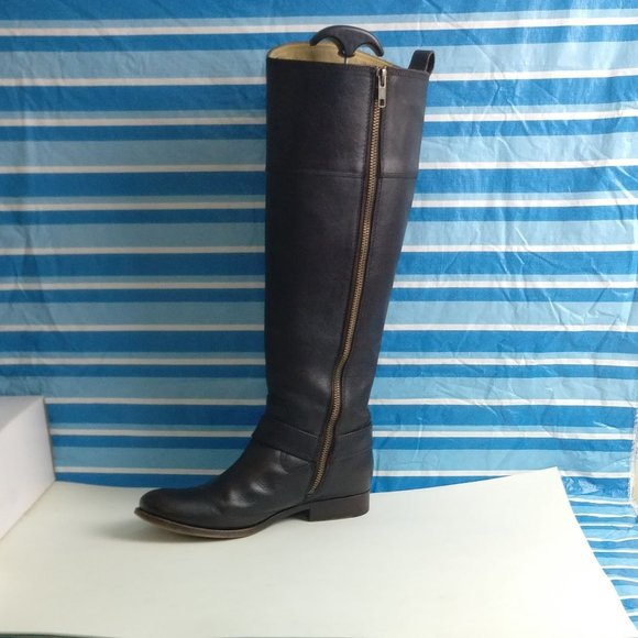 Frye GENUINE LEATHER COUNTRY ENGLISHWOMAN TALL FULL ZIP RIDING BOOT 8.5US/6.5UK - Picture 10 of 13